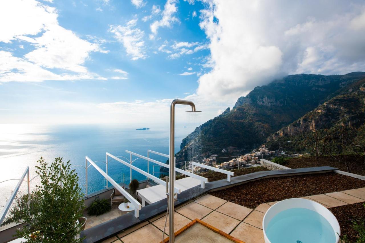 Villa La Tagliata Spectacular Jacuzzi Tub Amazing View And Private Parking Garage Positano Exterior photo