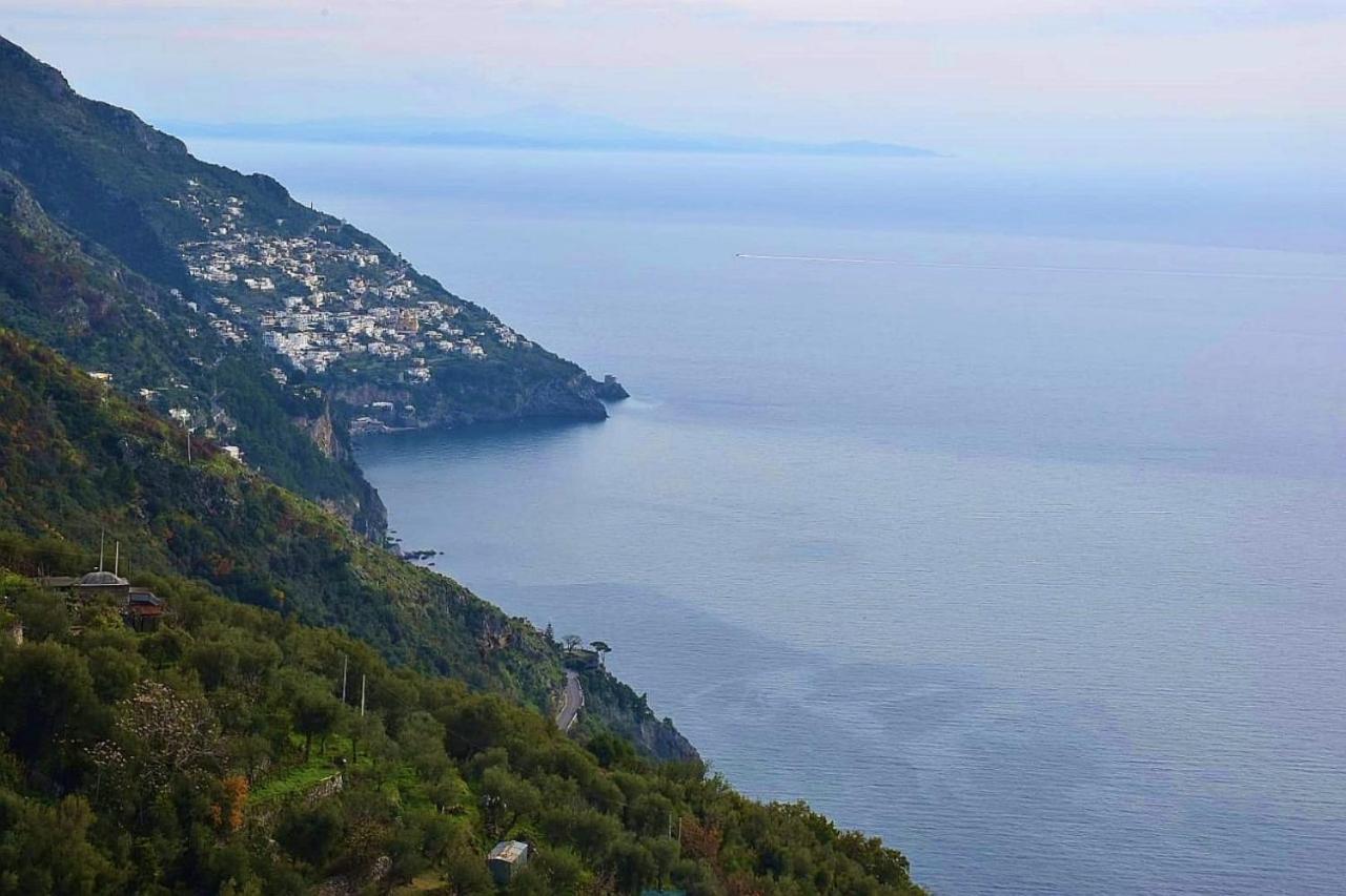 Villa La Tagliata Spectacular Jacuzzi Tub Amazing View And Private Parking Garage Positano Exterior photo